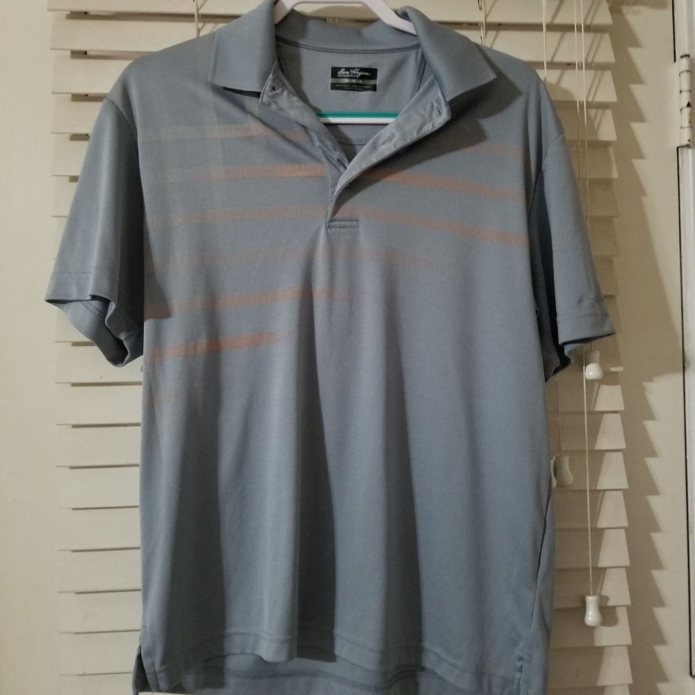 Ben Hogan performance men’s medium gray golf polo